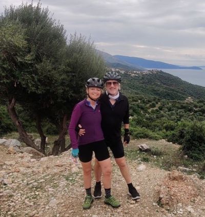 Paul Fisher Cycling on the  tour with redspokes